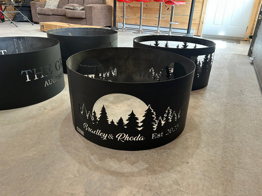 Sunset Forrest Fire Pit