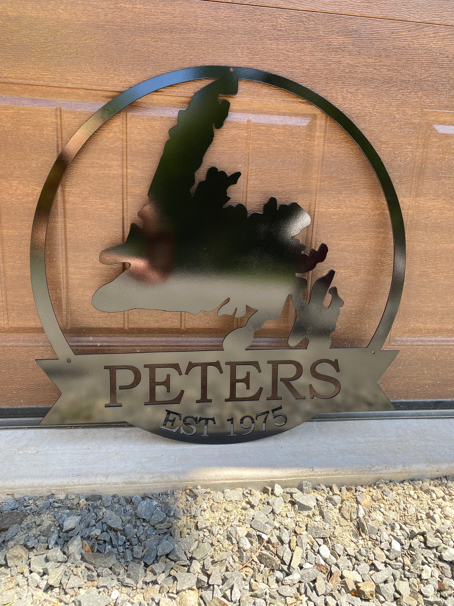 Custom Metal Newfoundland Sign
