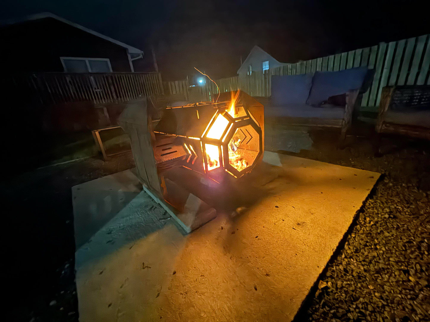 Tie Fighter Fire Pit Grill