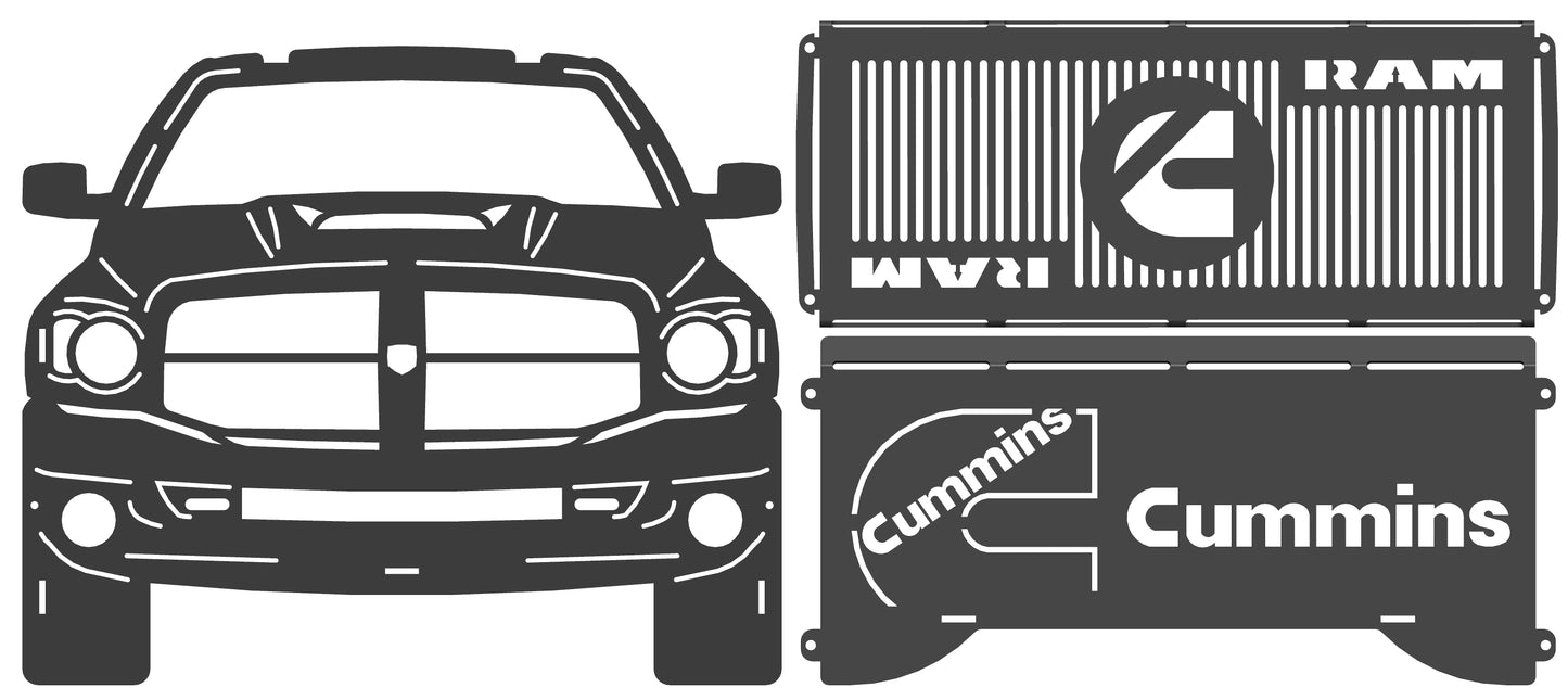 Barbecue à foyer pliable Ram Knockdown de 3e génération