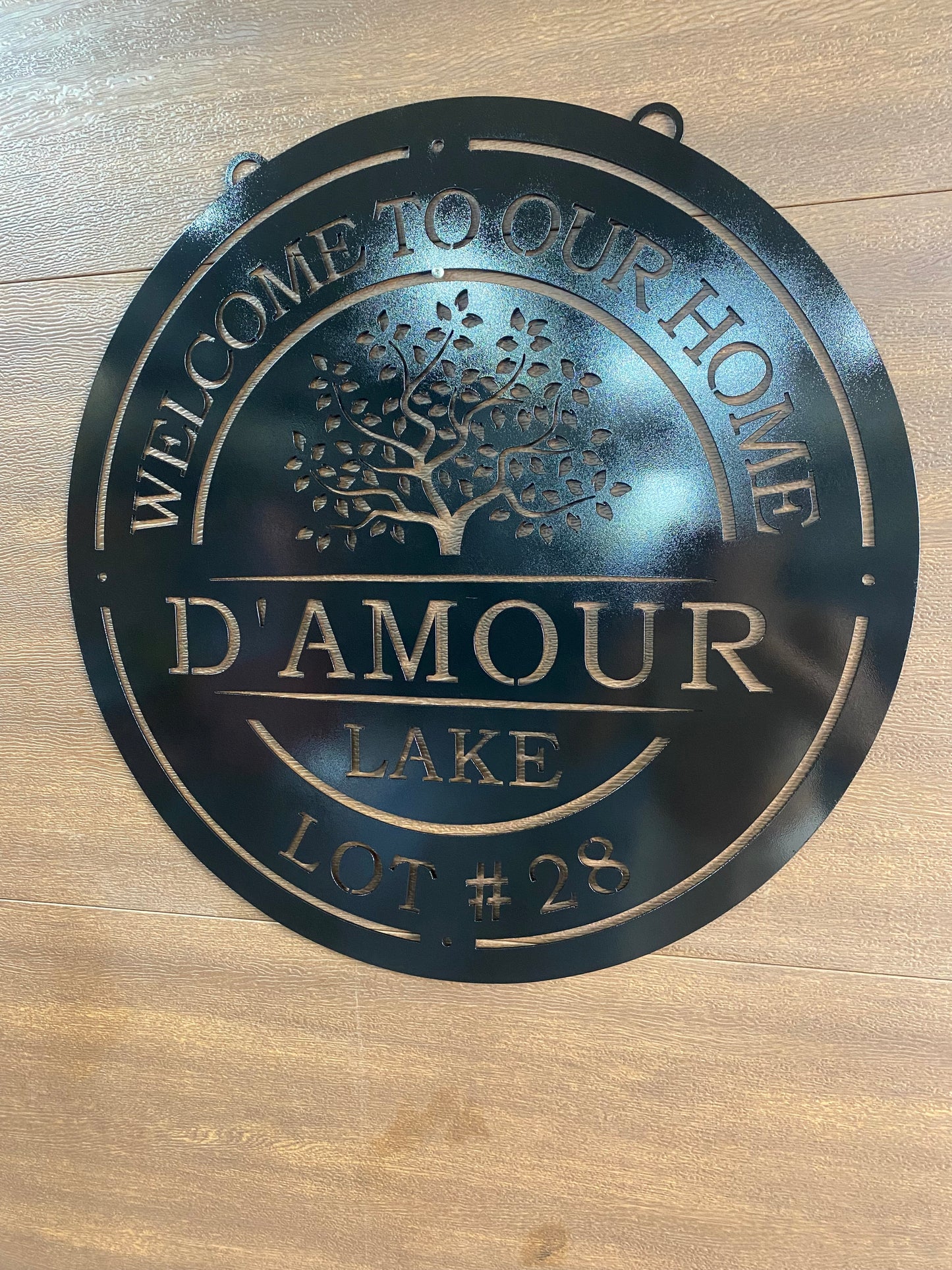 Custom Metal Family Tree Sign 5