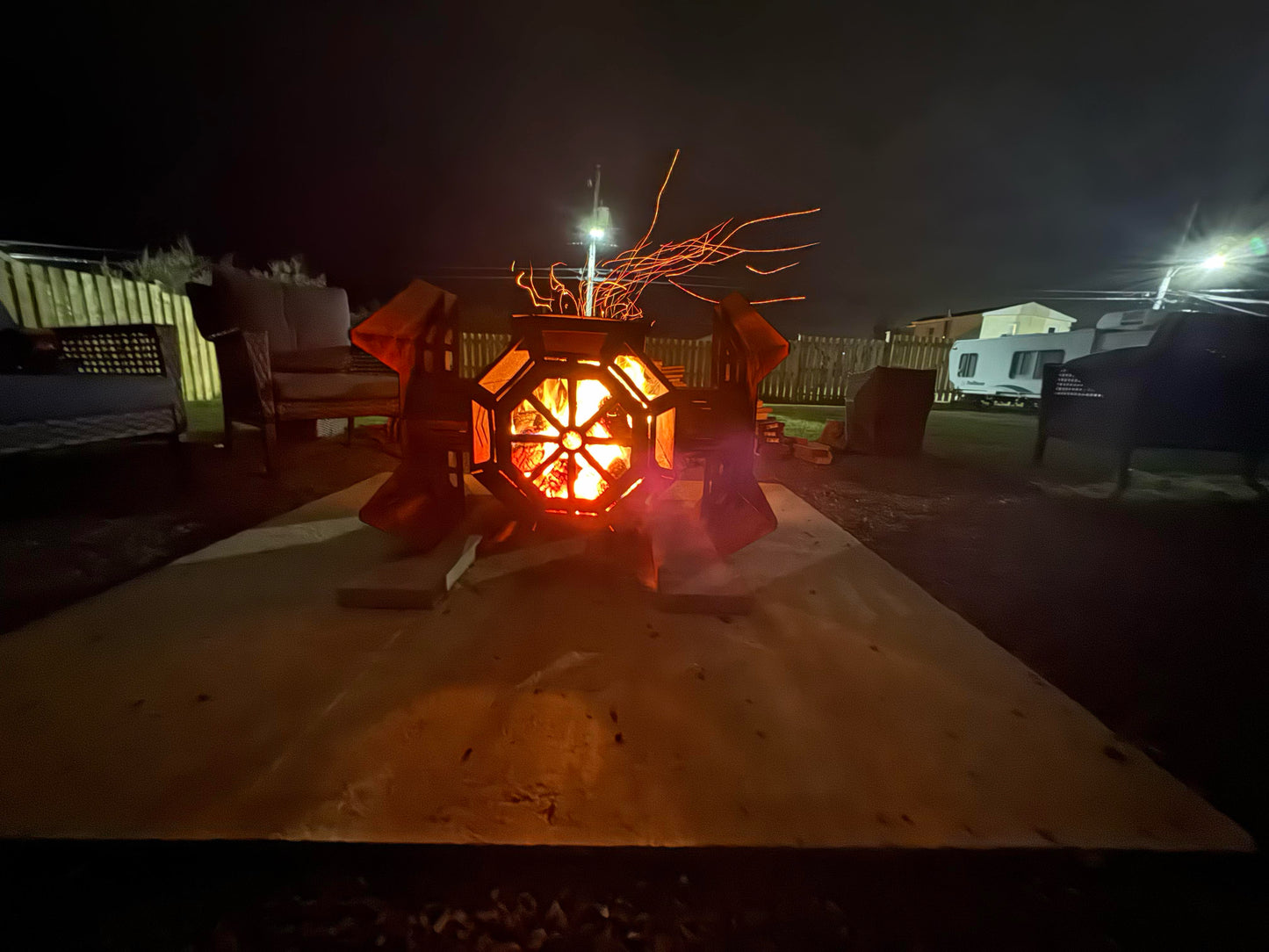 Tie Fighter Fire Pit Grill