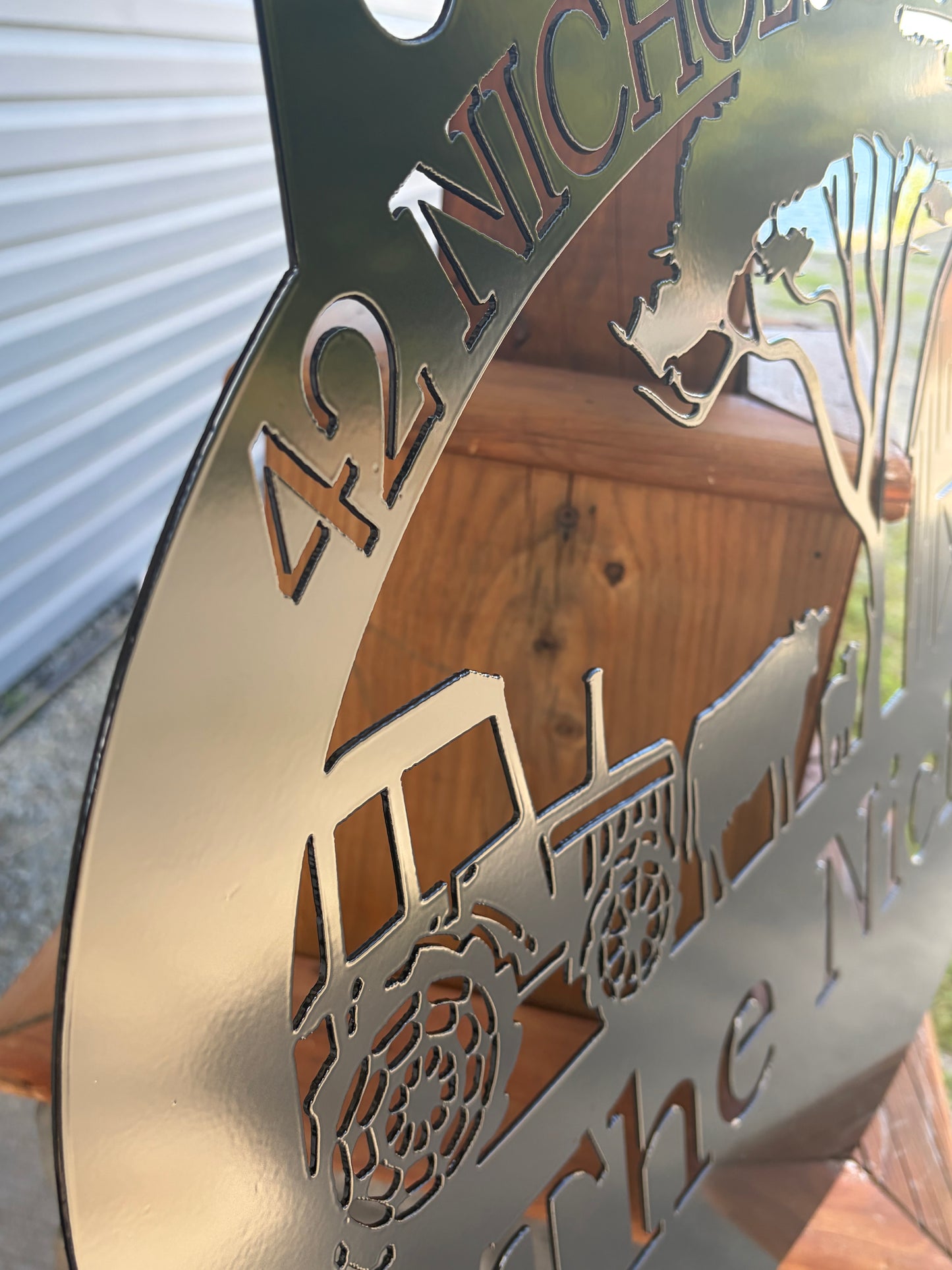 Custom Metal Farm Sign 2