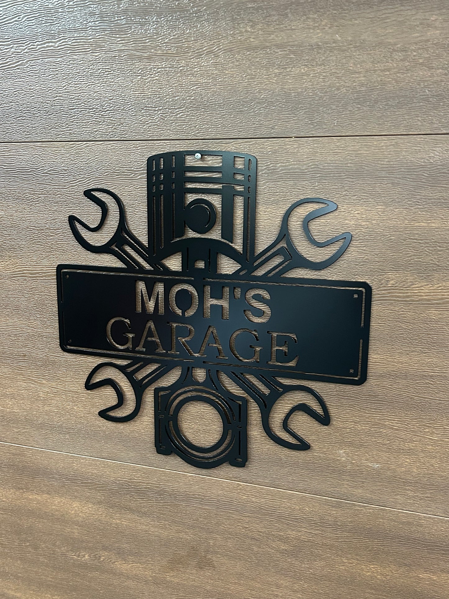 Custom Metal Garage and Workshop Sign 9