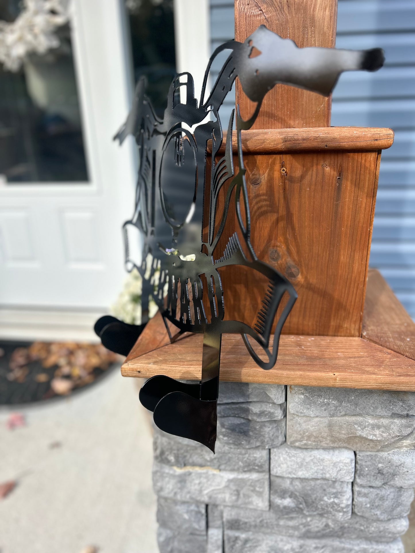 Custom Metal Motorcycle Gear Hanger