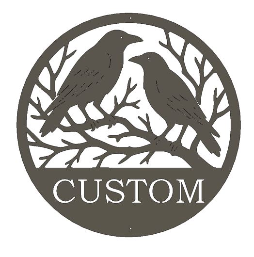 Custom Raven / Crow Sign 3