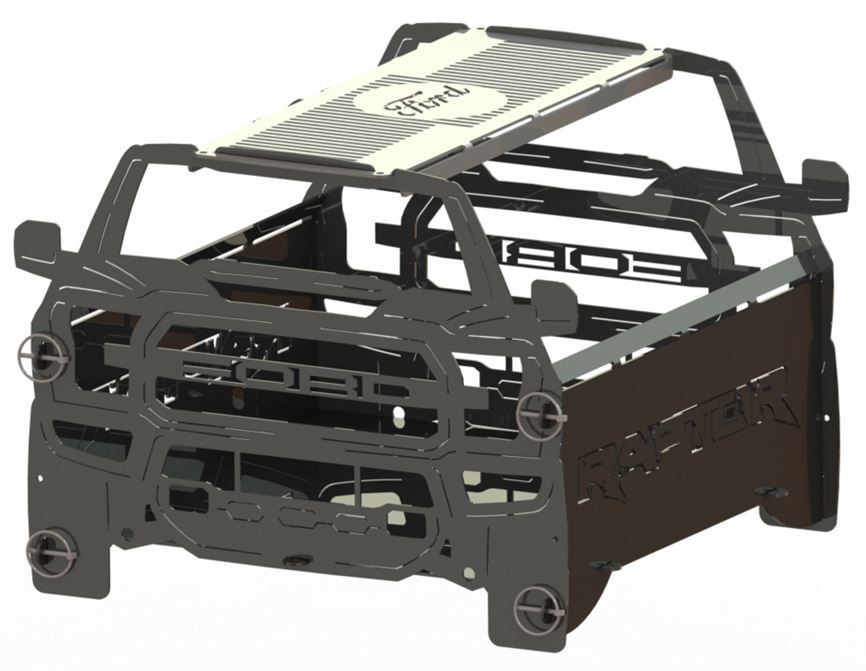 Ford Raptor Knockdown Fire Pit