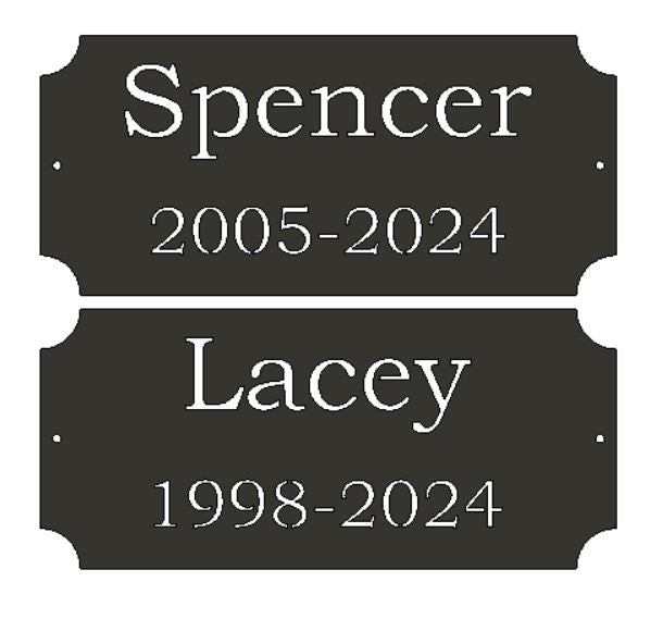 Panneaux de stalle en métal personnalisés en forme de fer à cheval