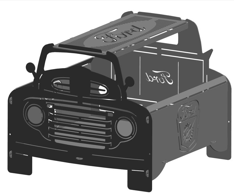 Foyer pliable démontable pour camionnette Ford 1948