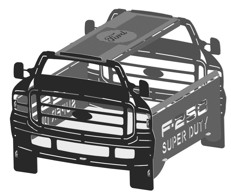 Ford F250 06-08 Collapsible Knockdown Fire Pit Grill