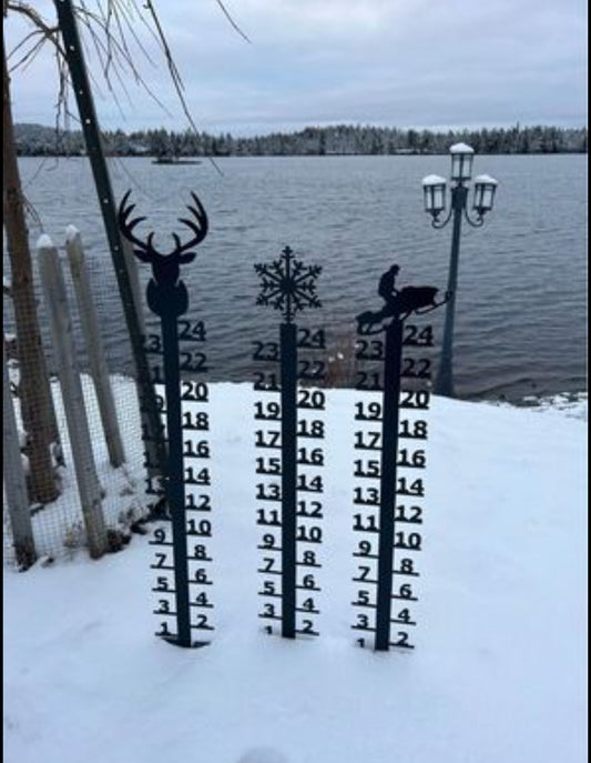 Metal Snow Gauge Rulers