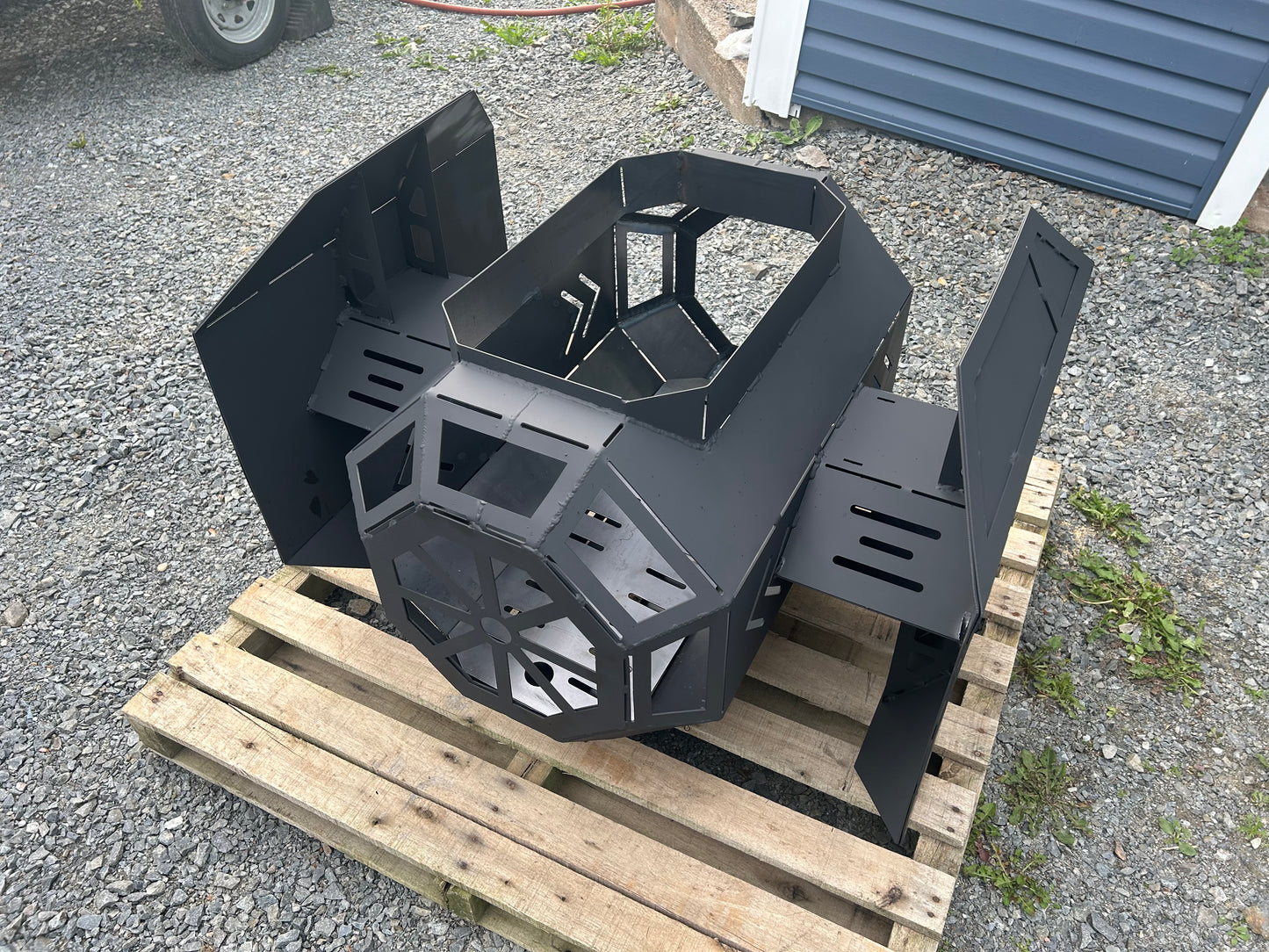 Tie Fighter Fire Pit Grill