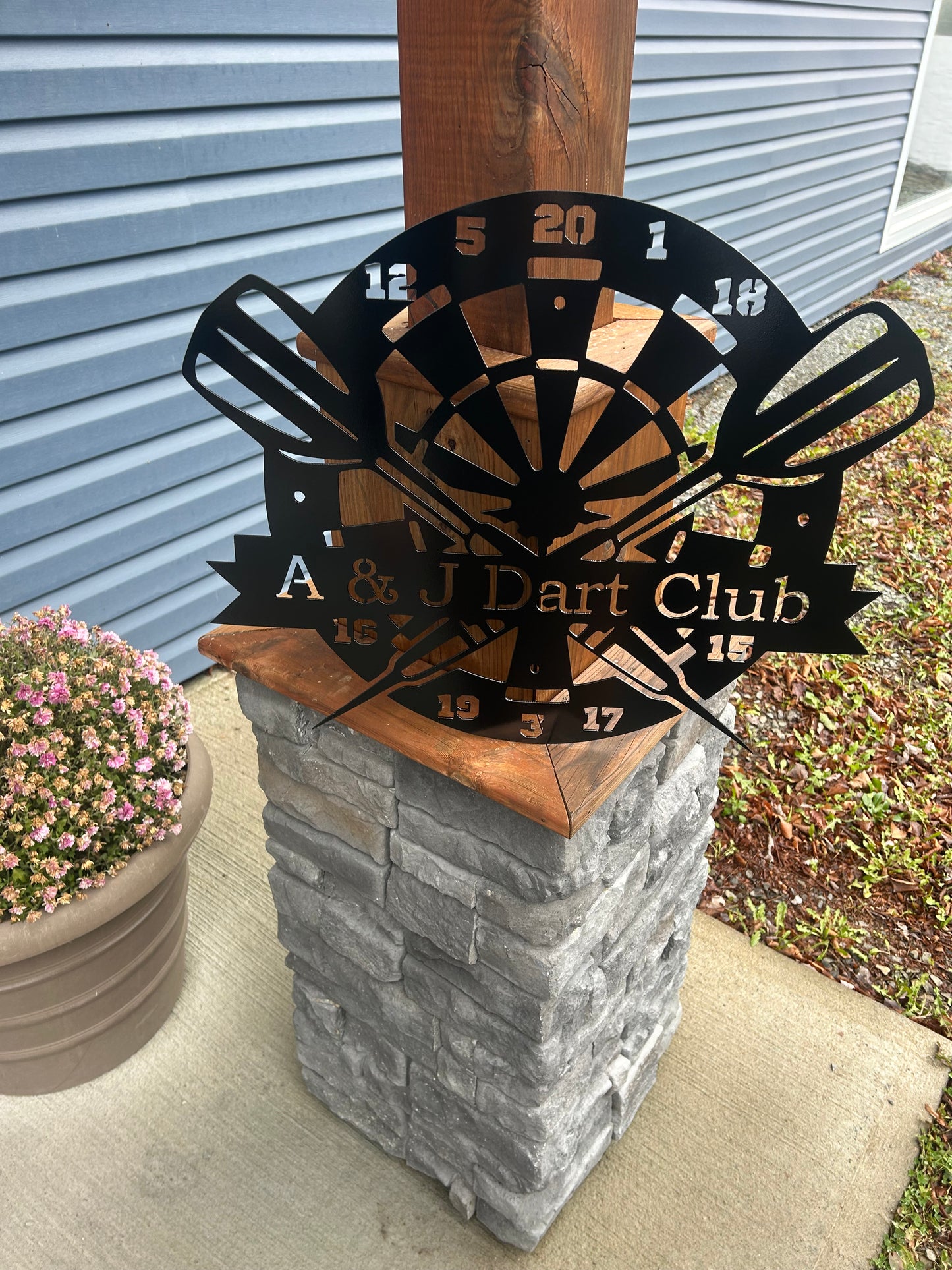 Custom Dart Board Sign