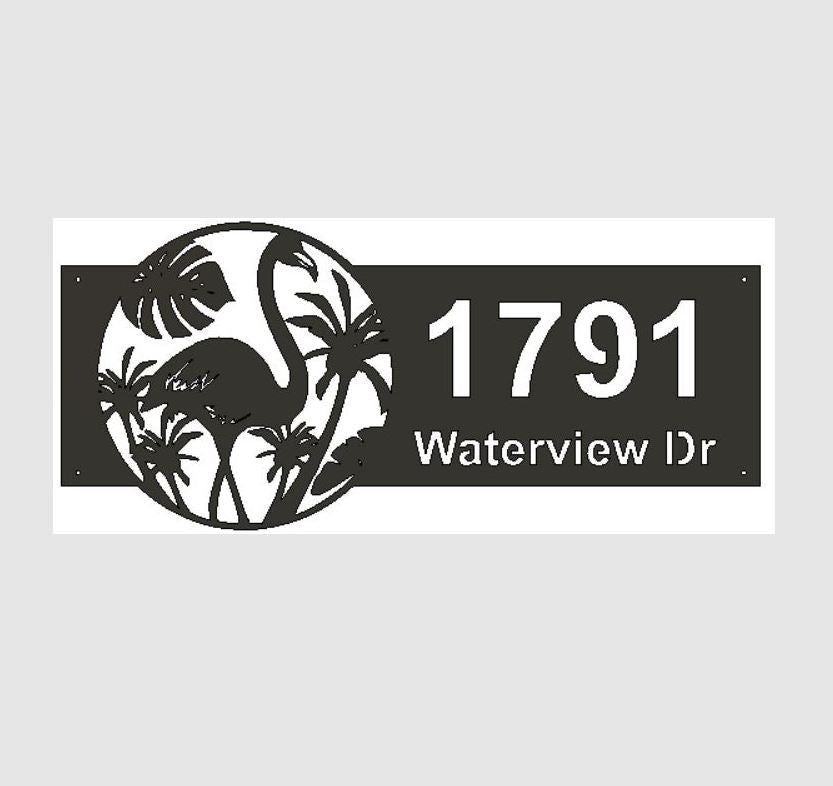 Panneau civique en métal personnalisé avec ancre