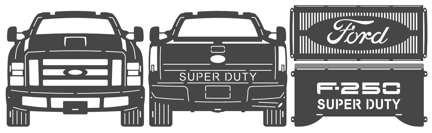 Ford 2010-2017 Superduty Collapsible Knockdown Fire Pit Grill