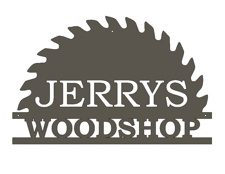 Custom Metal Garage and Workshop Sign 3