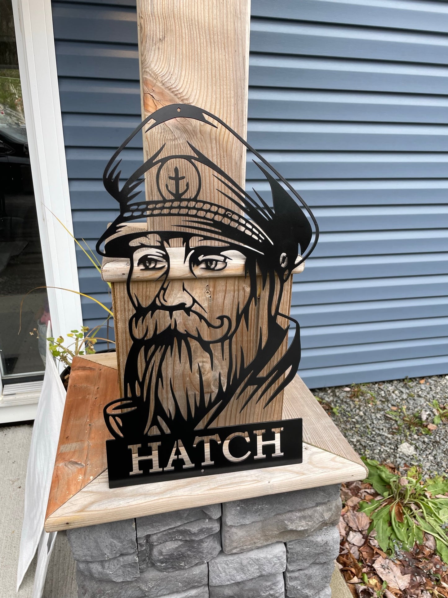 Custom Metal Sea Captain Sign