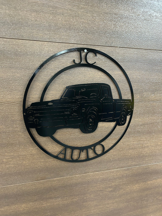 Custom Square Body C10 Metal Sign