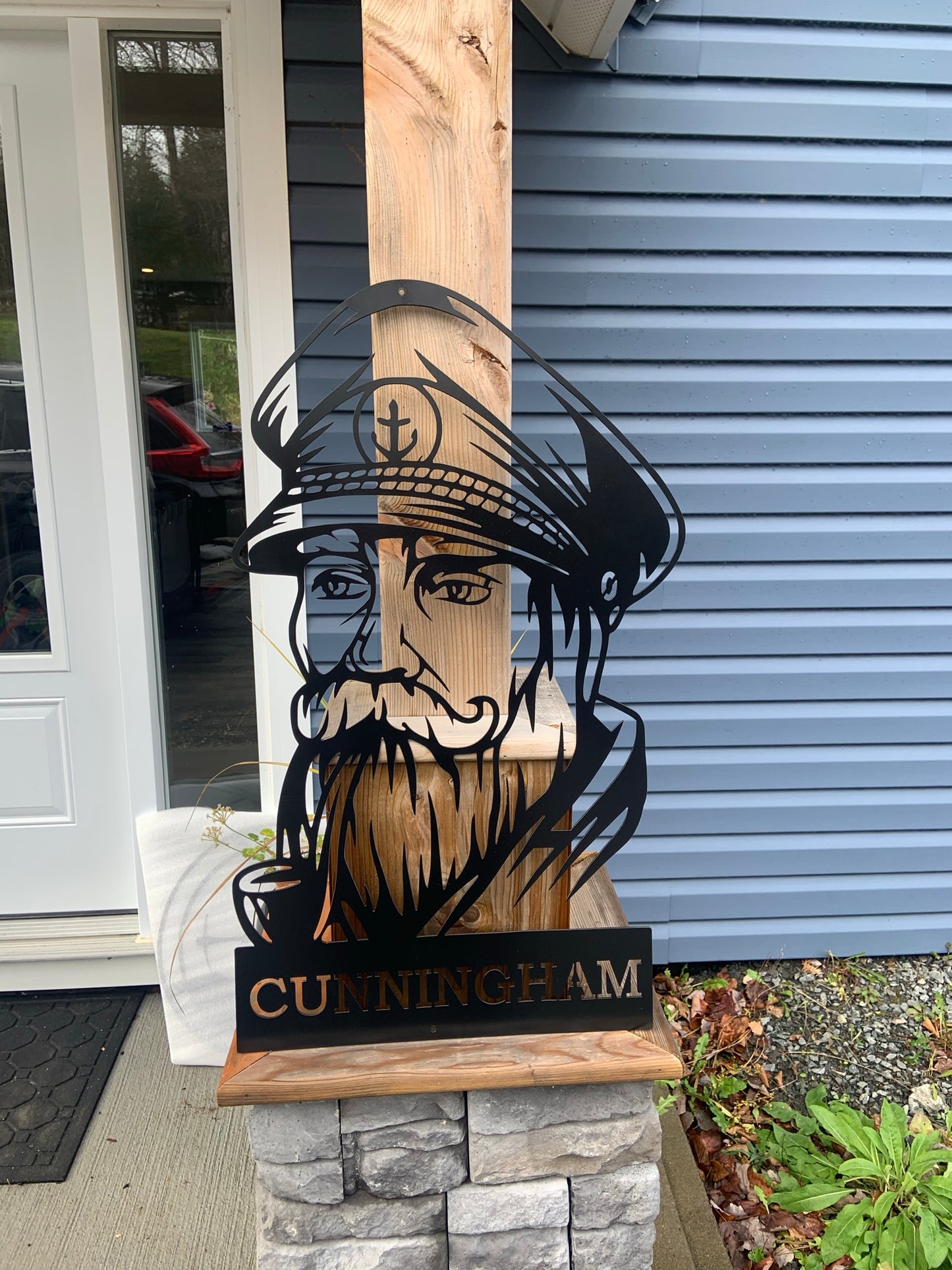 Custom Metal Sea Captain Sign