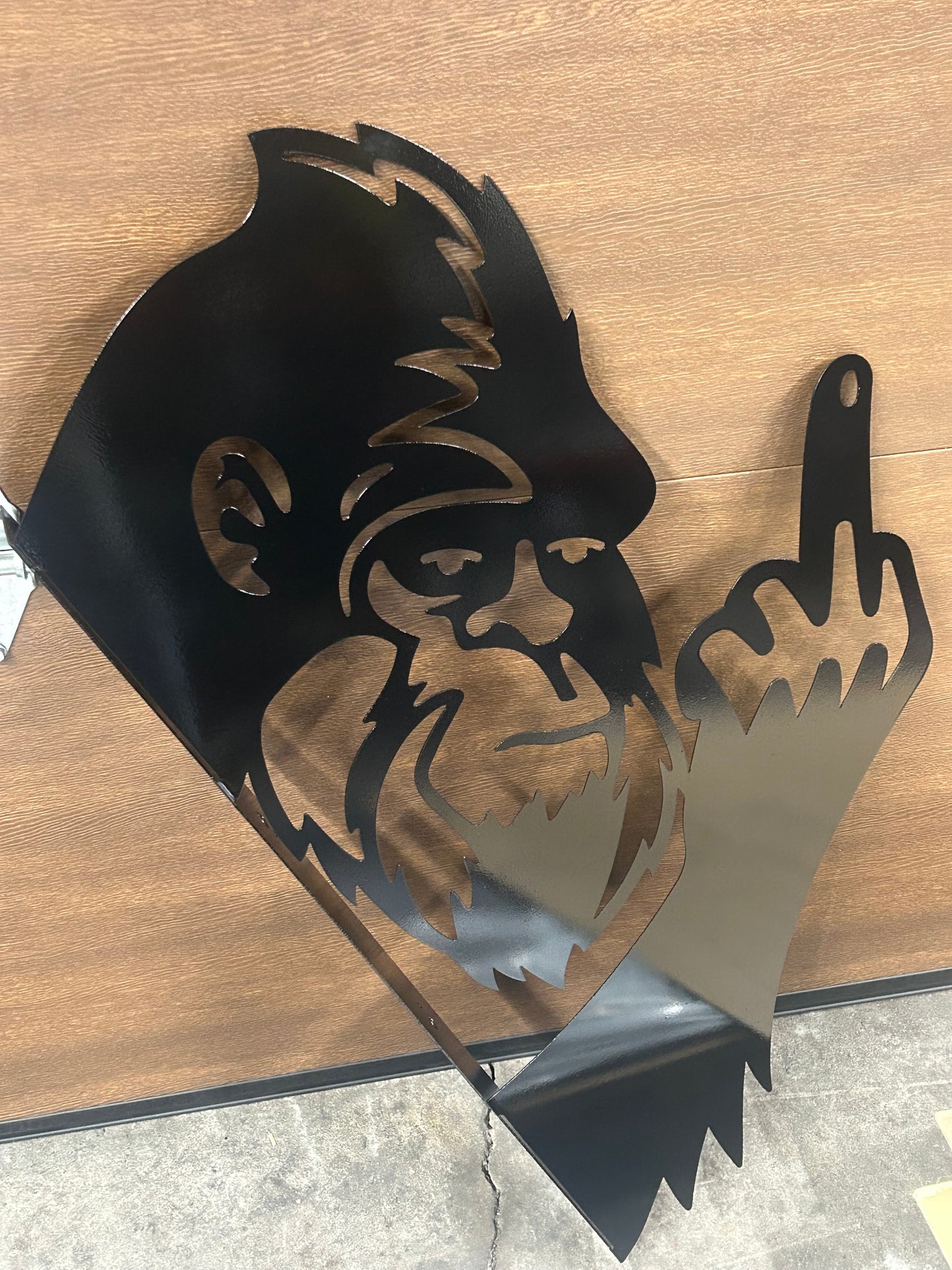 Panneau d'ancrage en métal personnalisé