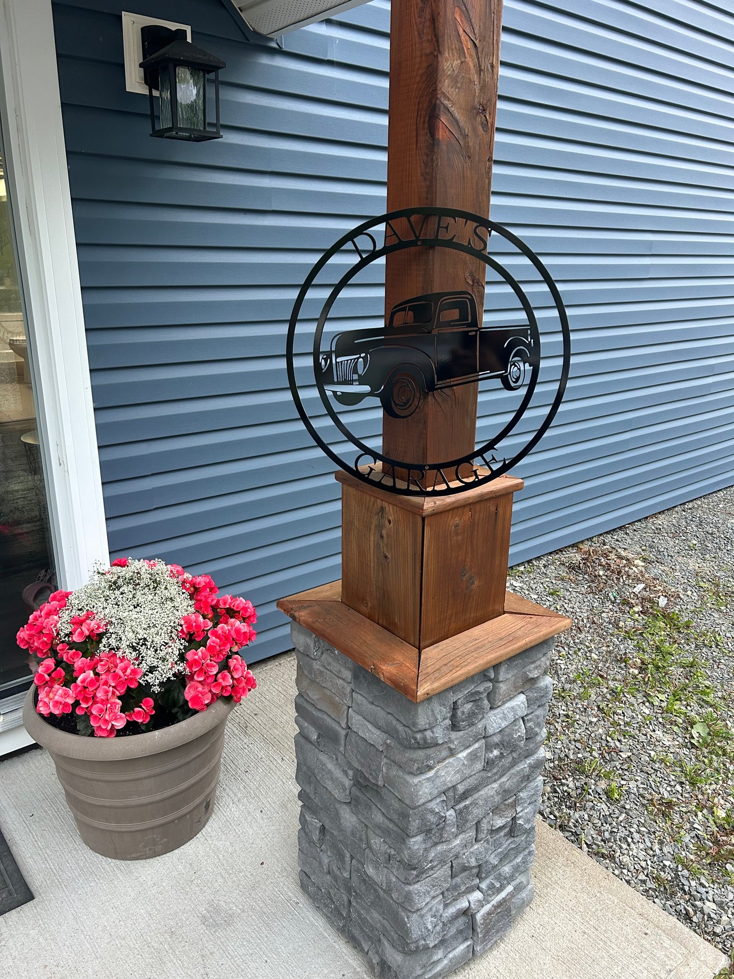 Custom Metal Classic Truck Sign