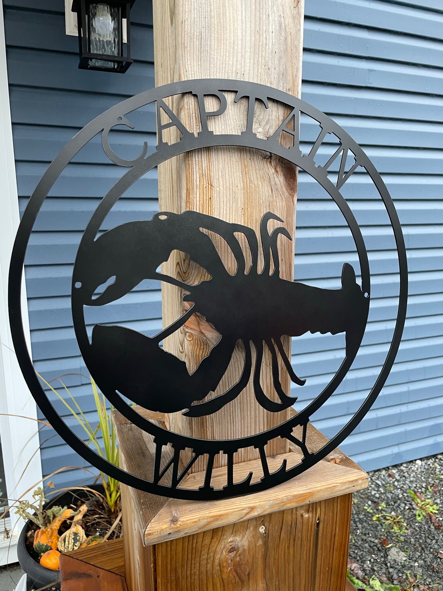 Custom Metal Lobster Sign