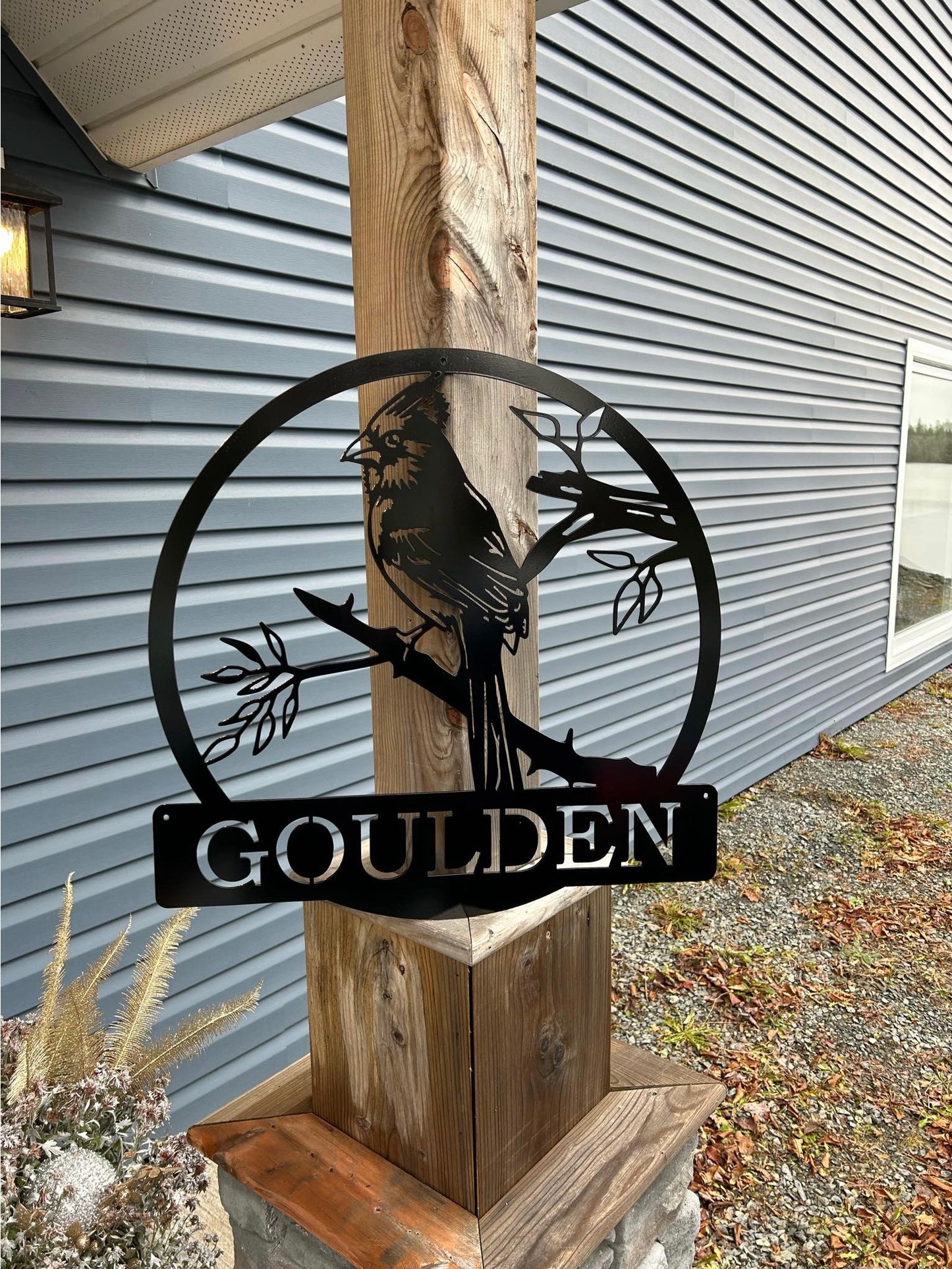Custom Metal Cardinal Sign