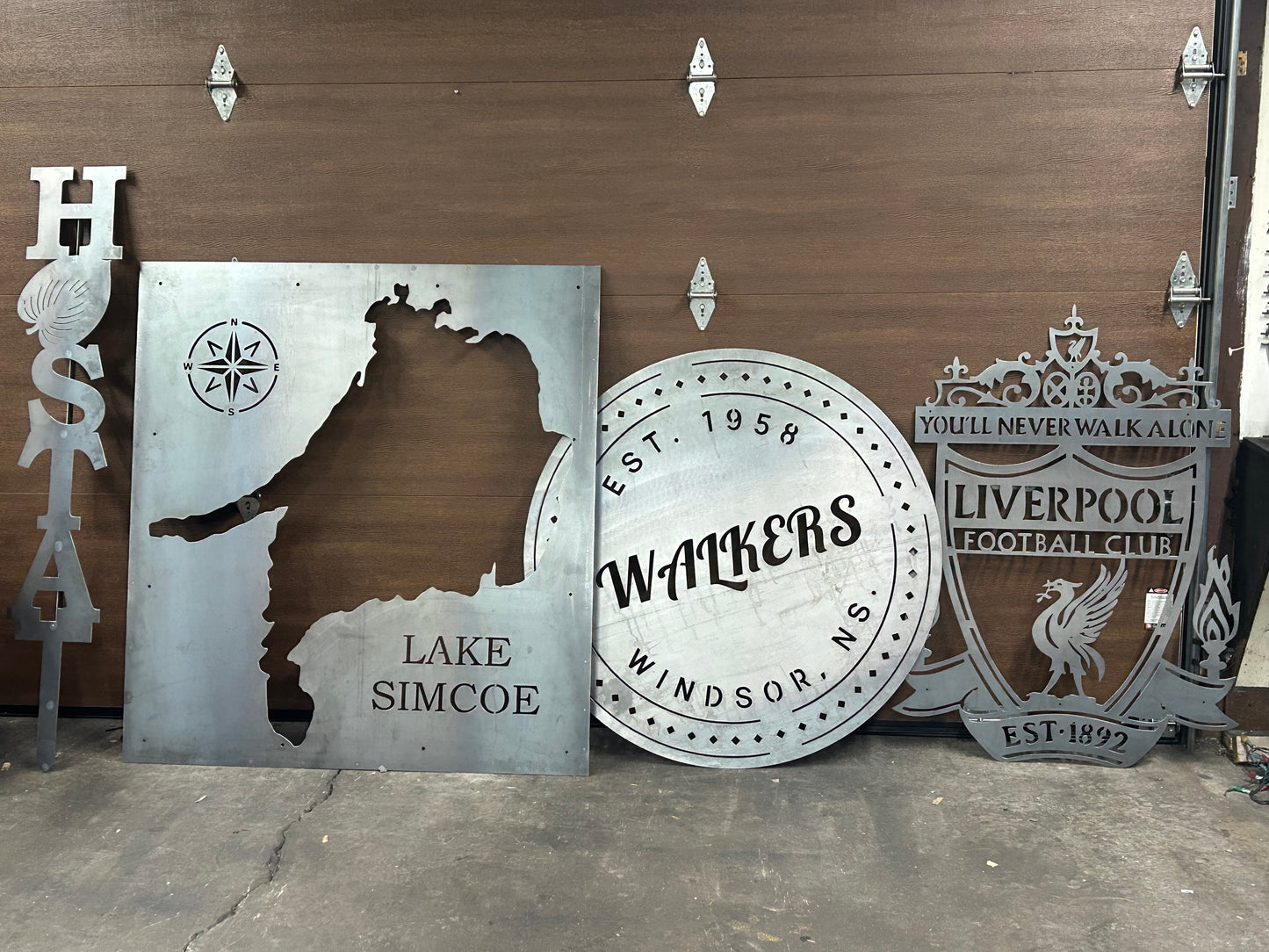 Business Logo Metal Signs