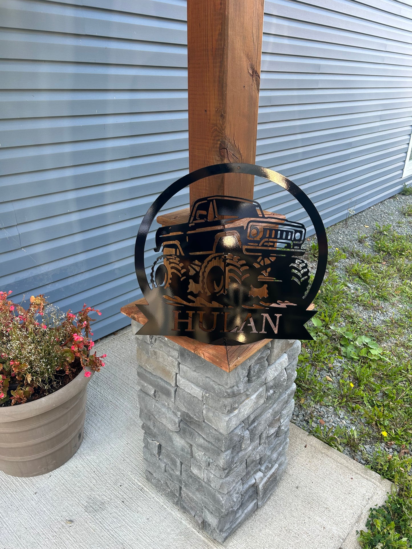 Custom Metal Mud / Monster Truck Sign