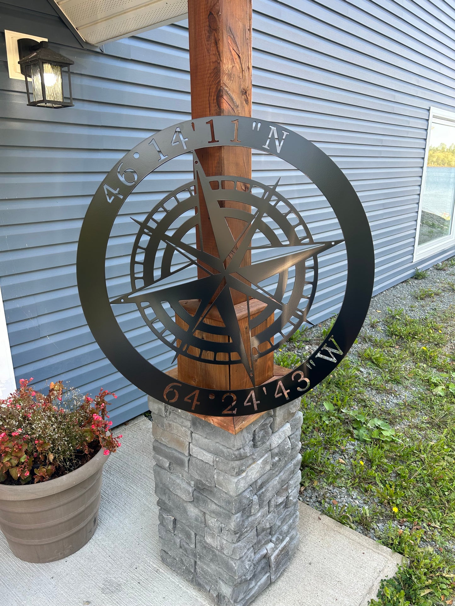 Custom Compass Sign 2