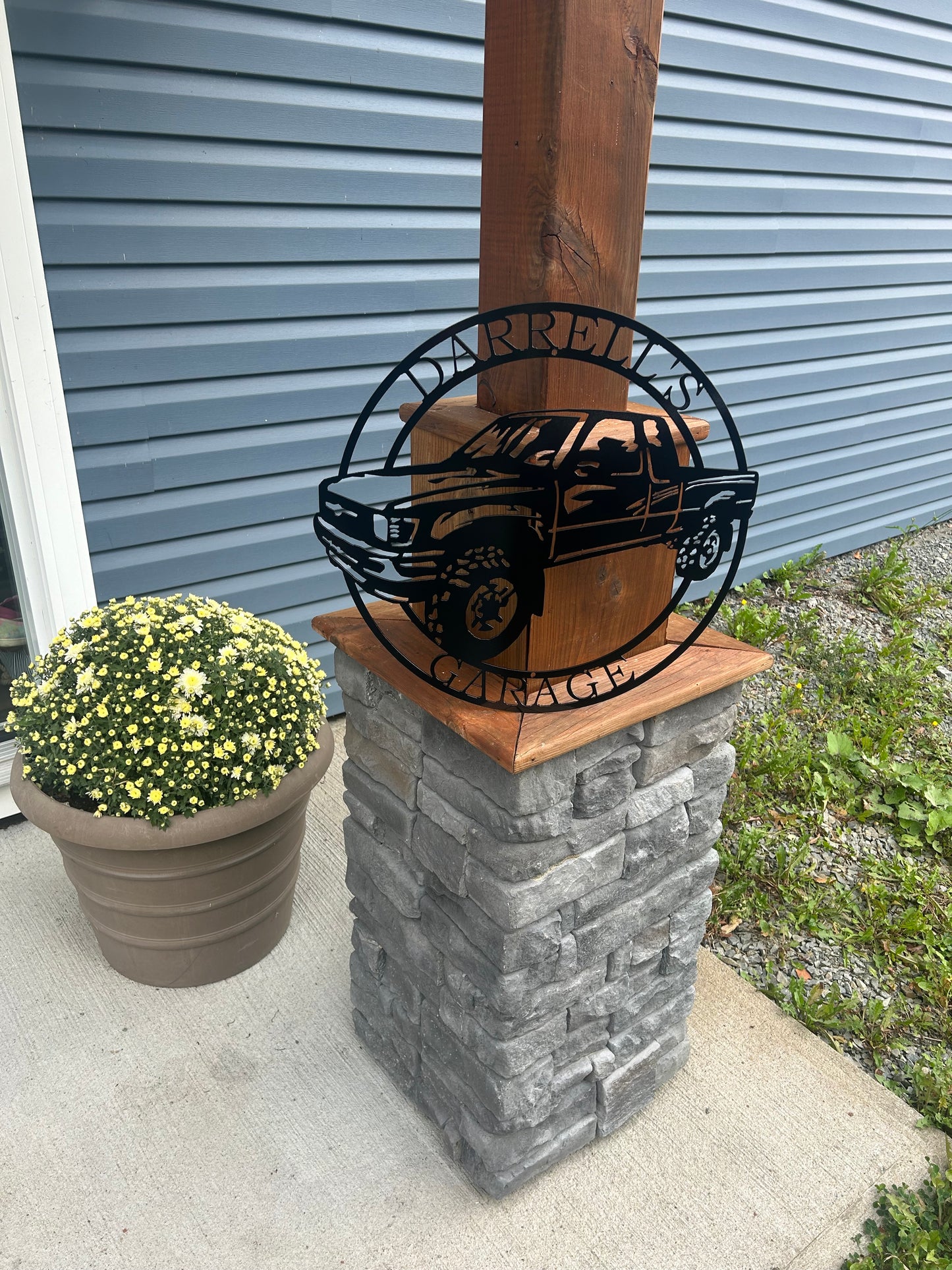 Custom Metal Toyota Tacoma Sign