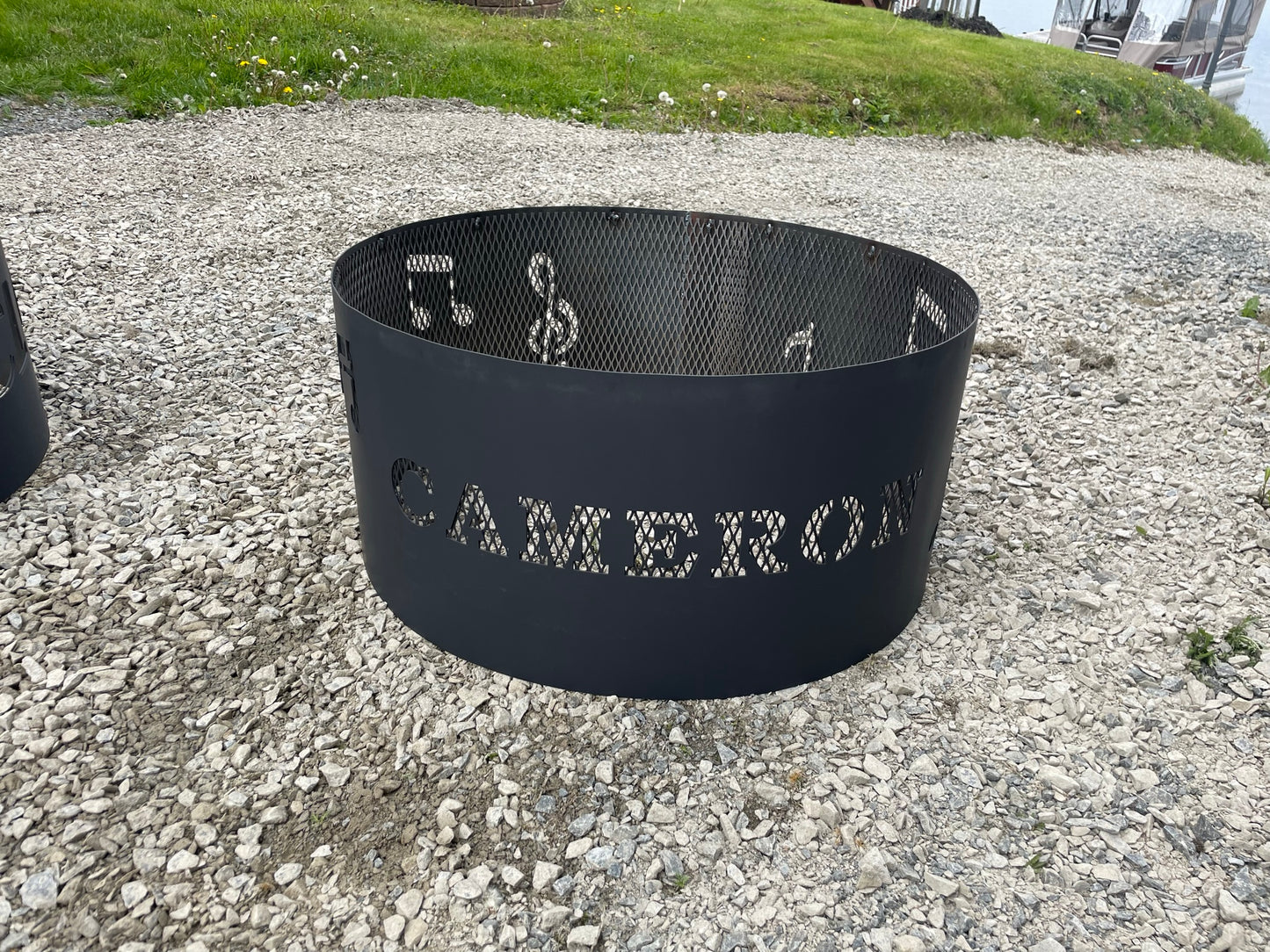 Anneau de feu avec note de musique