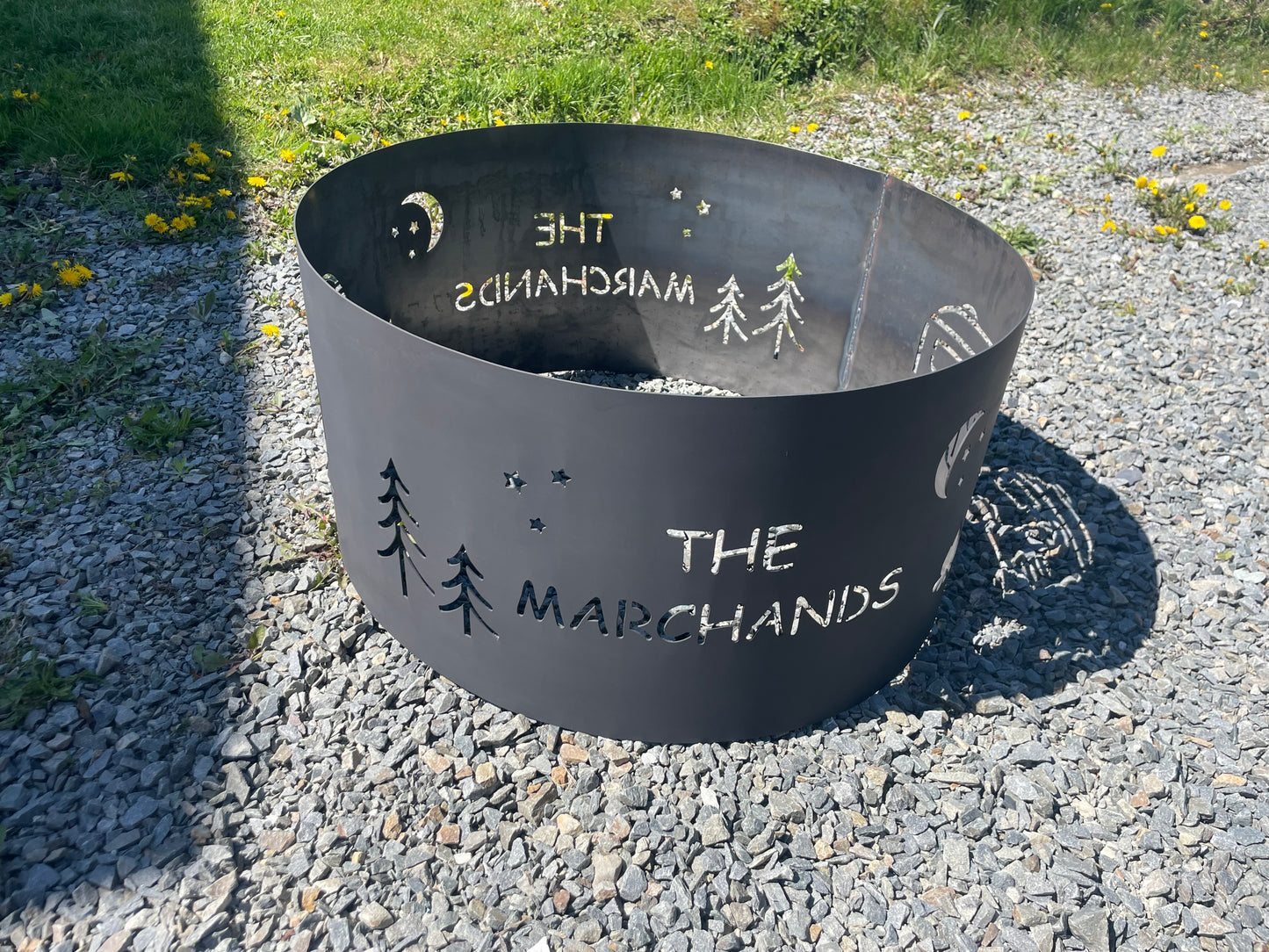 Custom Camper Fire Ring