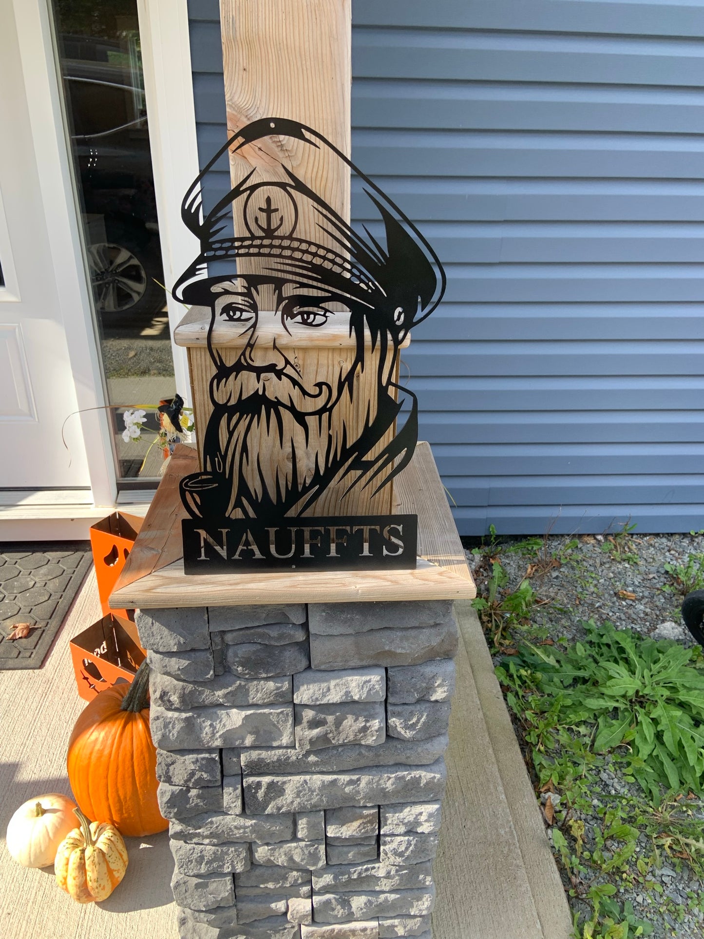 Custom Metal Sea Captain Sign