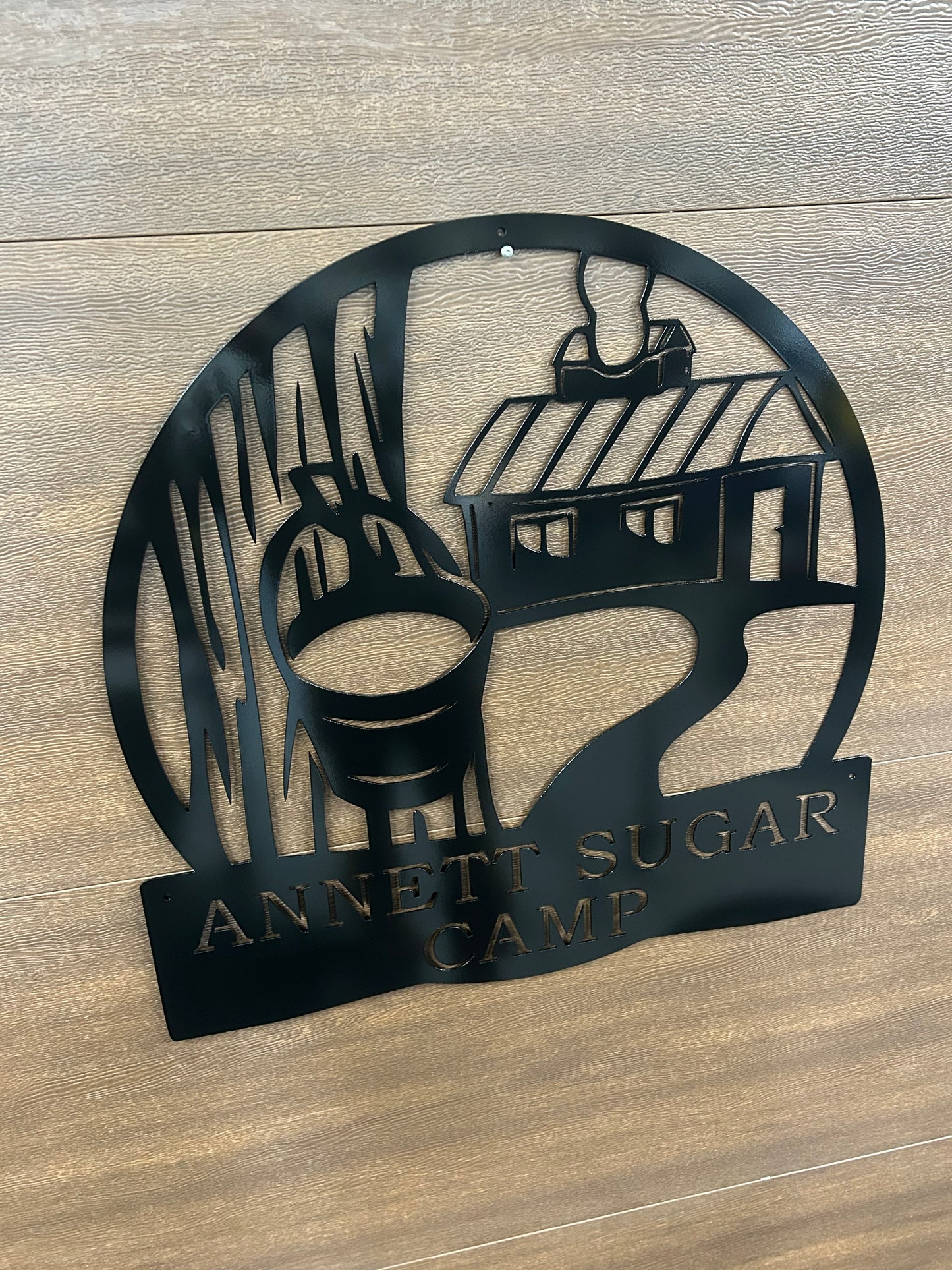 Custom Metal Sugar Shack Maple Syrup Sign