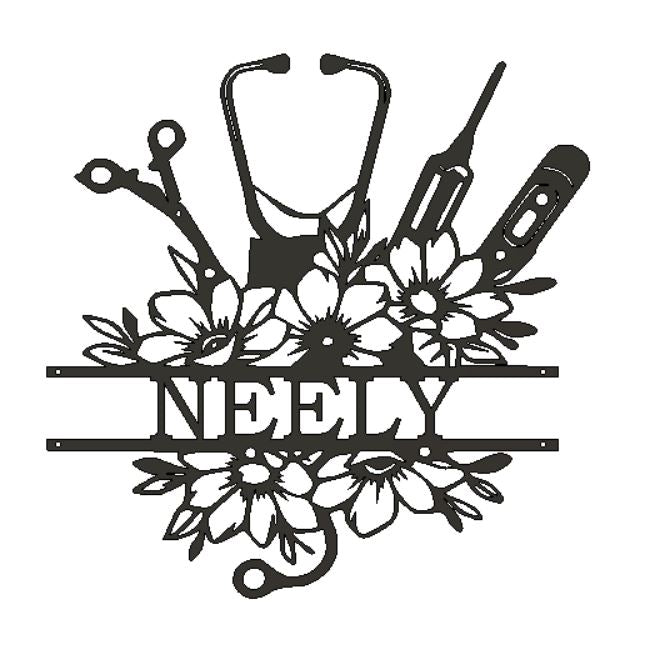 Panneau professionnel médical en métal personnalisé