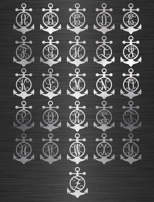 Monogramme d'ancre