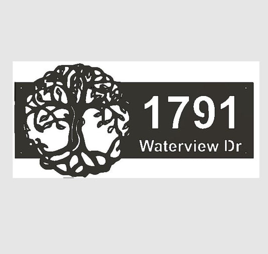 Tree of Life Civic Address Sign 2