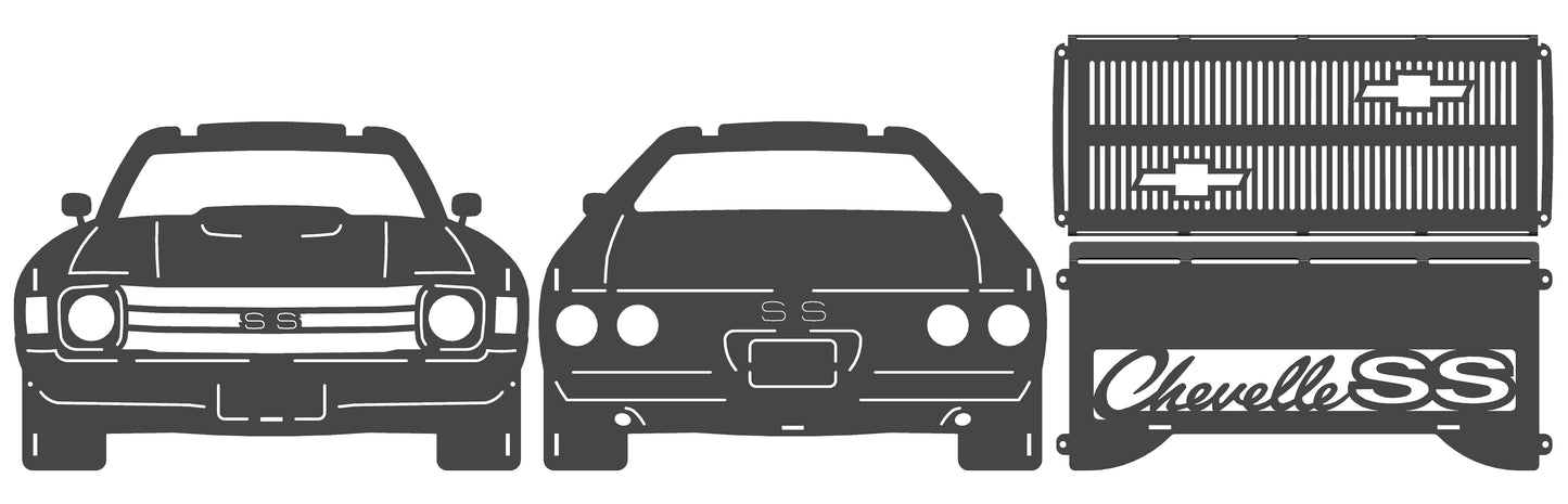 Foyer extérieur pliable démontable Chevelle Chev 71