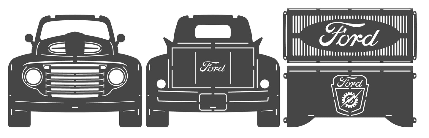 Foyer pliable démontable pour camionnette Ford 1948