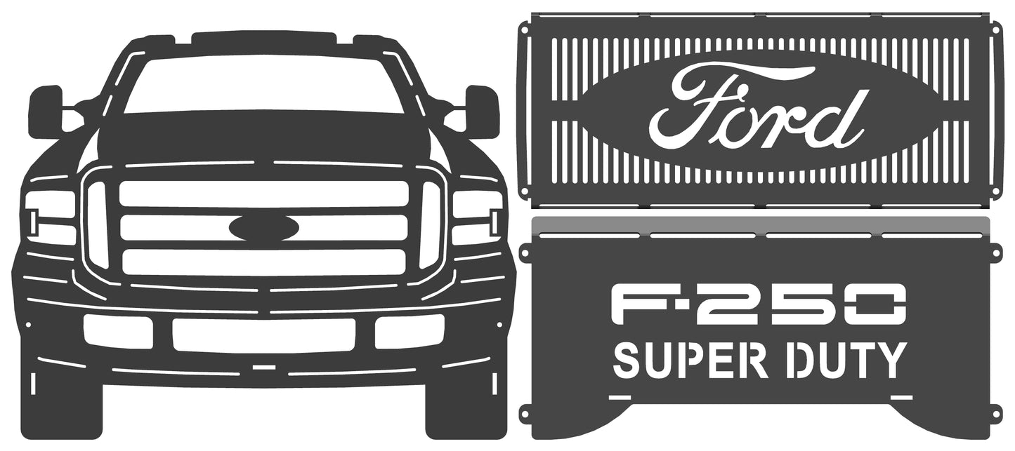 Ford F250 06-08 Collapsible Knockdown Fire Pit Grill