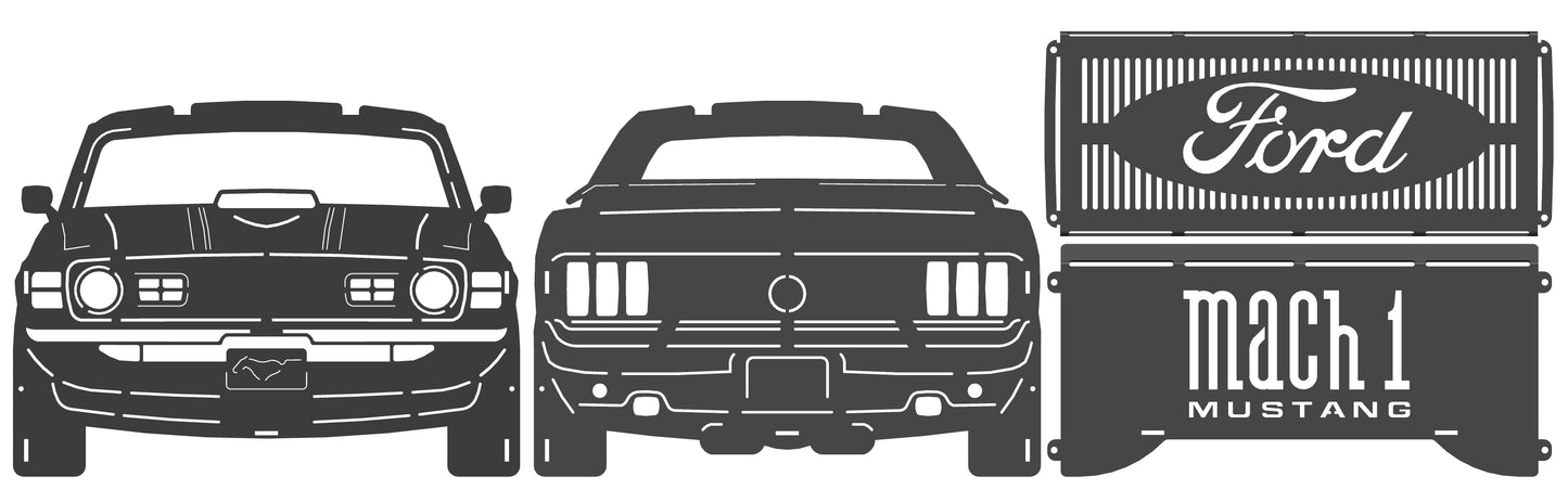 Ford Mustang Mach 1 Knockdown Fire Pit