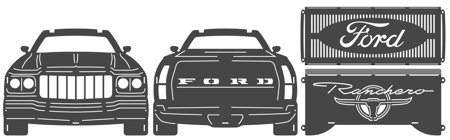 Ford Ranchero Knockdown Fire Pit
