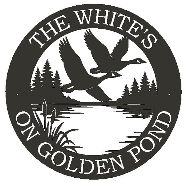 Panneau en métal personnalisé Loon 2