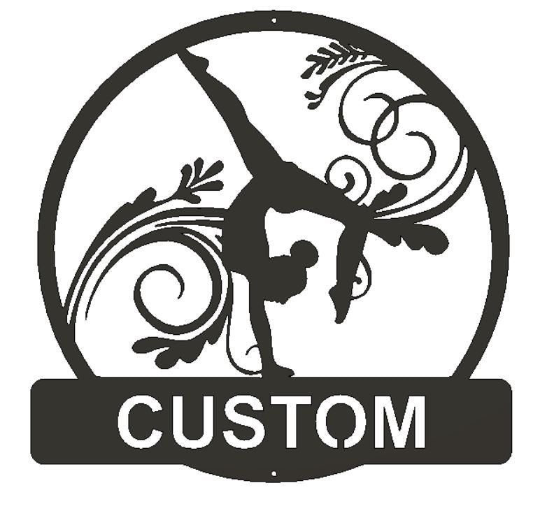 Custom Gymnast Sign