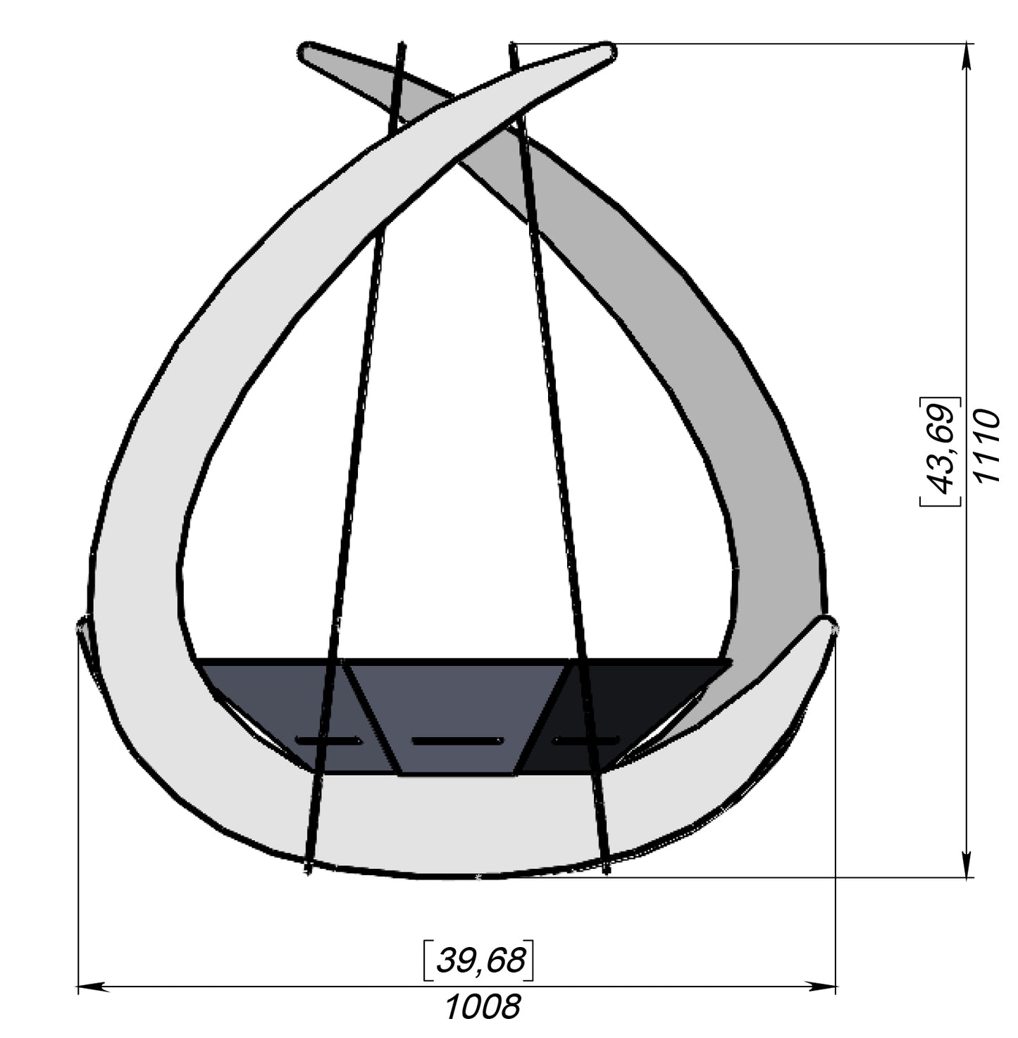 Water Drop Fire Pit