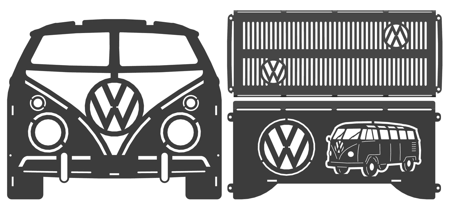 VW Bus Knockdown Fire Pit
