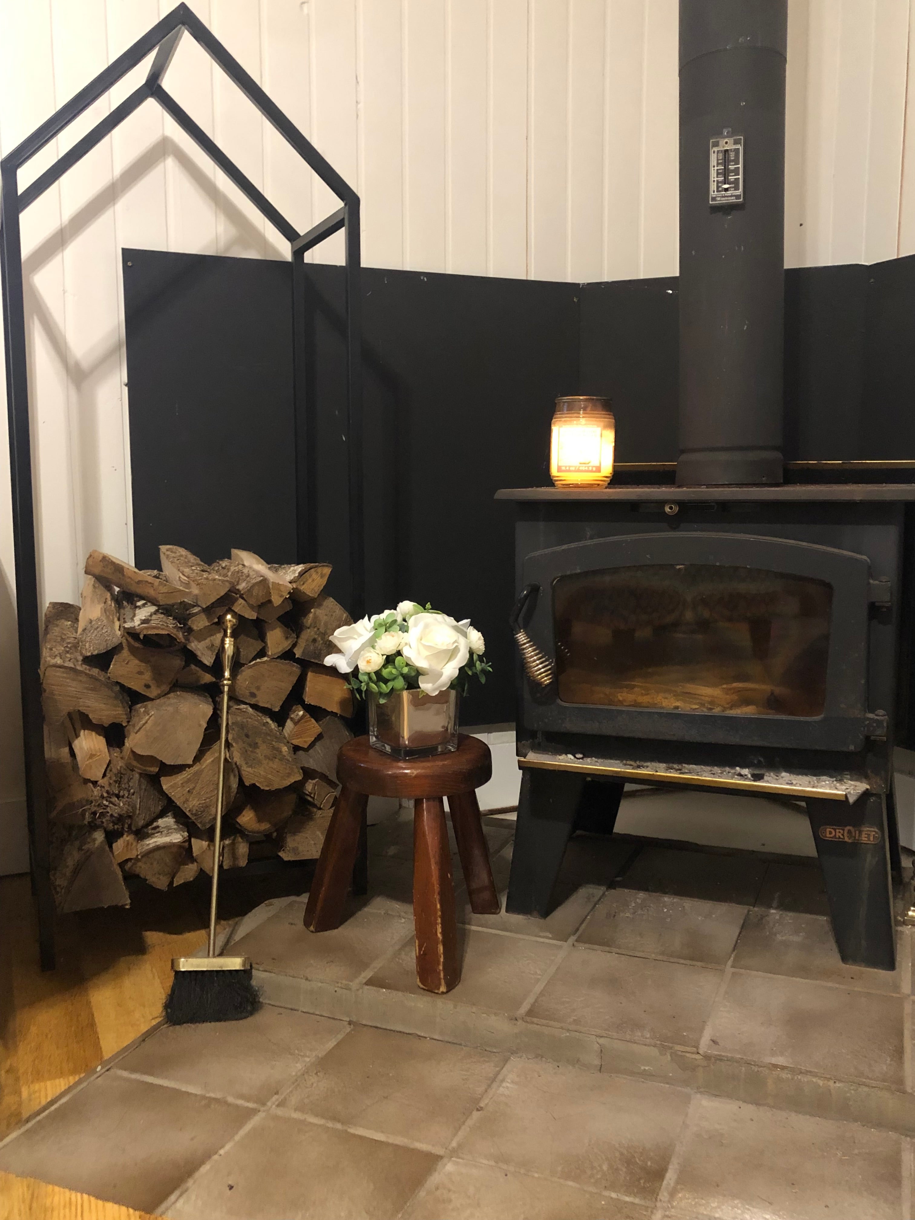 Custom Metal Log Racks Made in Nova Scotia, Canada – Smoke on the Water ...