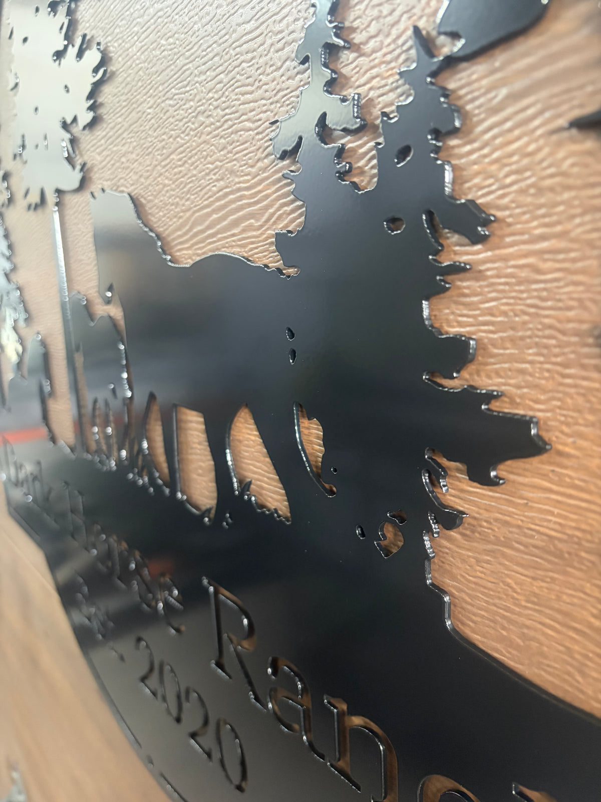 Custom Metal Wild Horse Sign