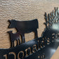 Custom Metal Farm Sign 3